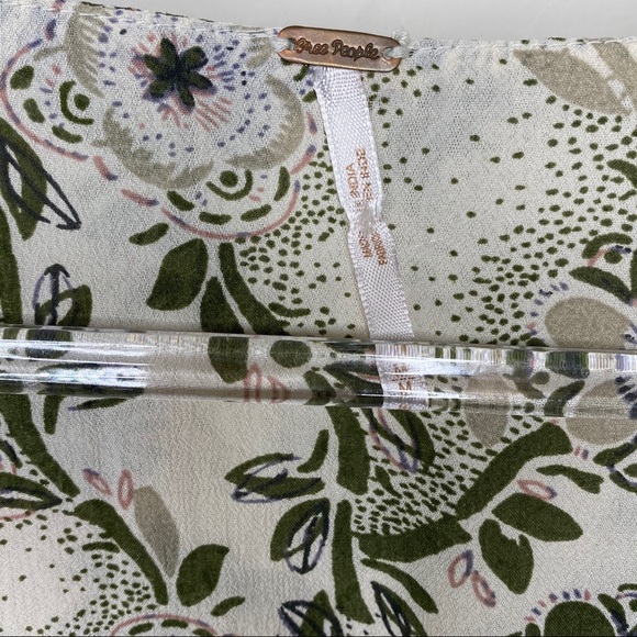 Free People Stealing Fire Boho Floral Mini Dress - Picture 5 of 6